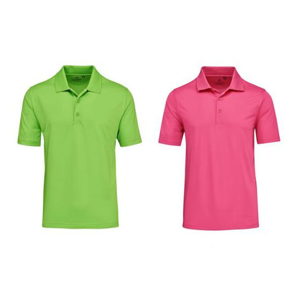 Mens Wynn Golf Shirt – Pink – Discount Clothes and Accessories