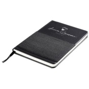 Altitude Flux Midi Hard Cover Notebook - Black