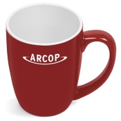 Payton Ceramic Coffee Mug - 325ml - Red