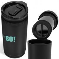 Colombia Plastic Double-Wall Tumbler & Press - 470ml