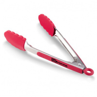 Altitude Crafty Chef Silicone Tongs - Grey, Red